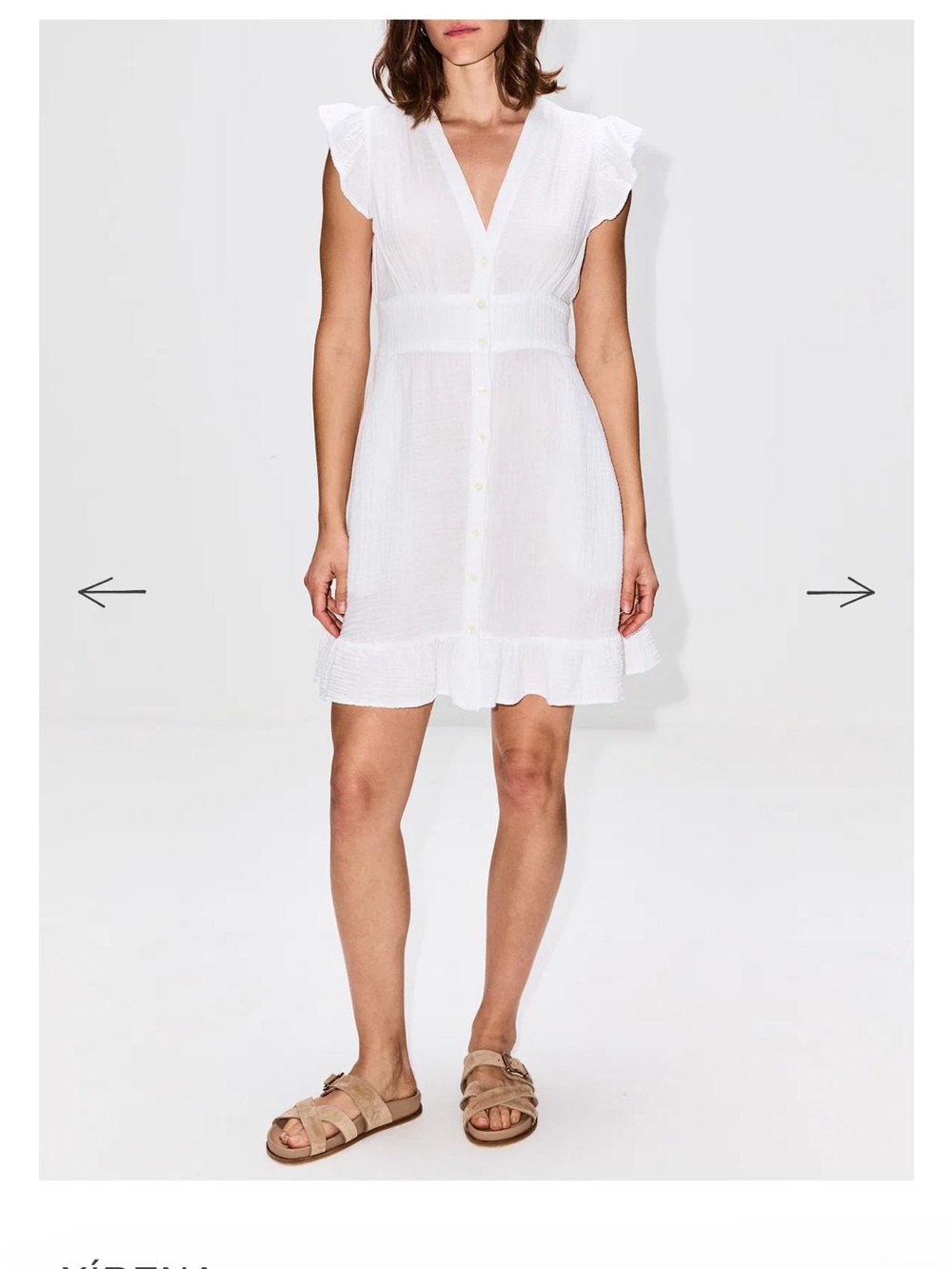 Xirena Dalton Dress - white/M NWT